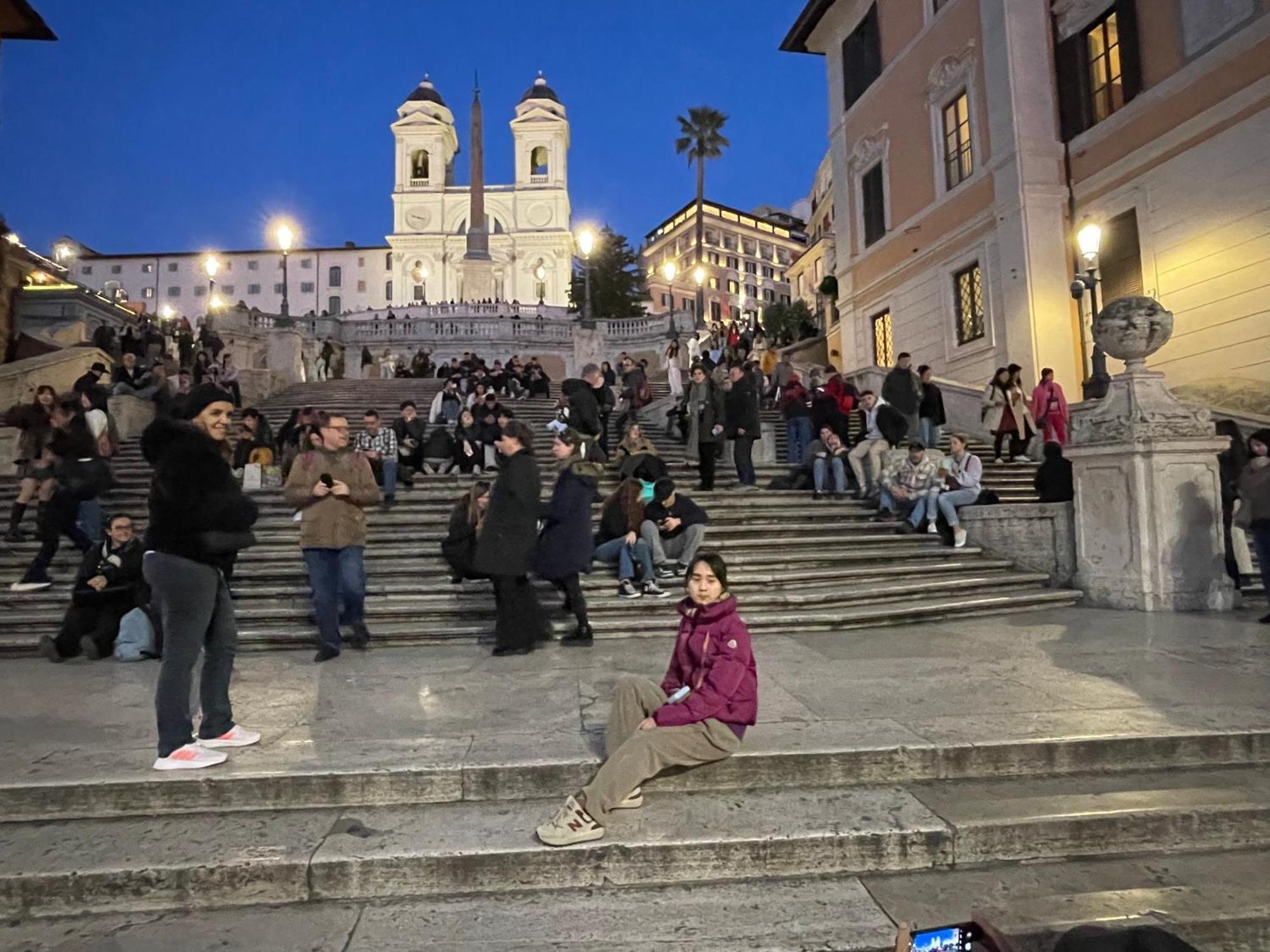 Spanish Steps Rome View Extérieur photo